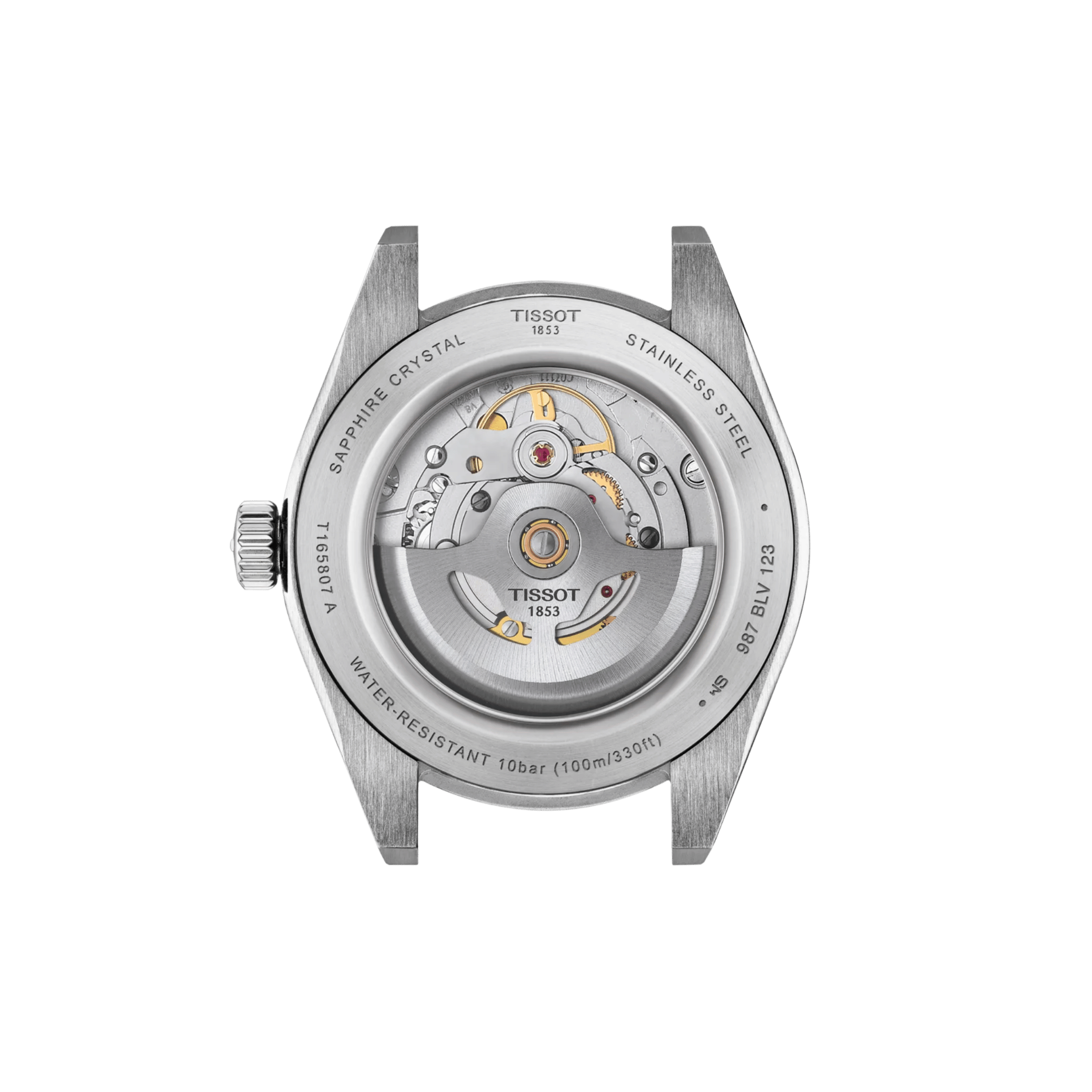 Montre Tissot Gentleman Powermatic 80 automatique cadran argenté bracelet acier 38 mm