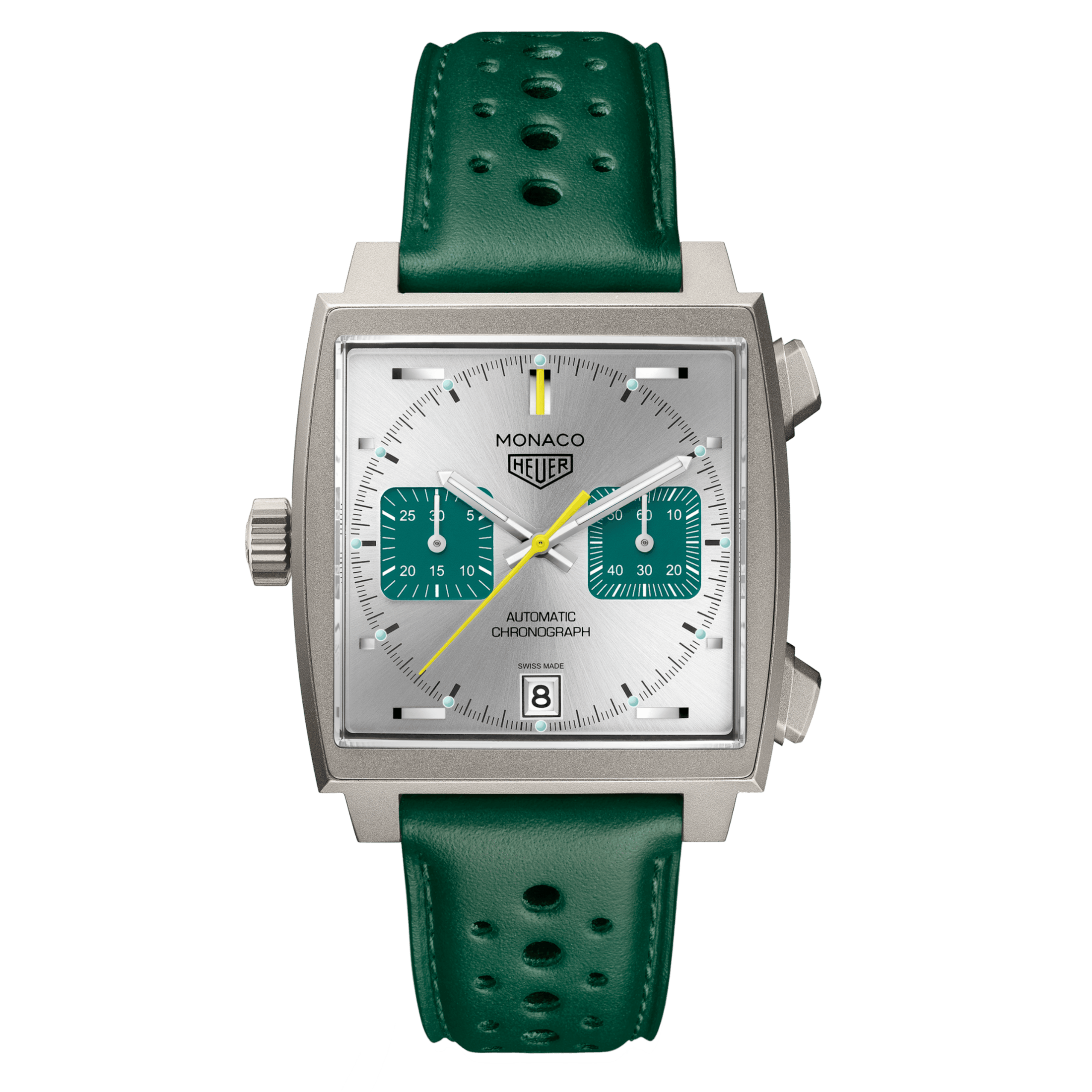 TAG Heuer Monaco Chronograph Racing Green automatic 39 mm Full Set 2024