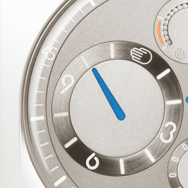 Montre Ressence TYPE 11 Latte titane automatique cadran gris bracelet cuir 41 mm