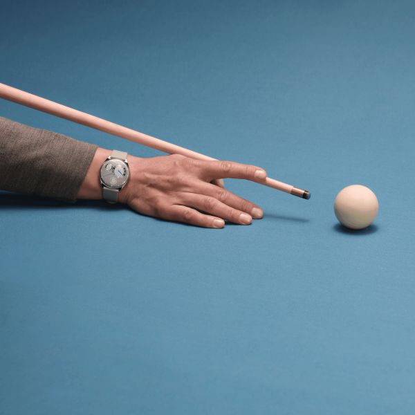 Ressence TYPE 11 Latte titanium automatic grey dial leather strap 41 mm