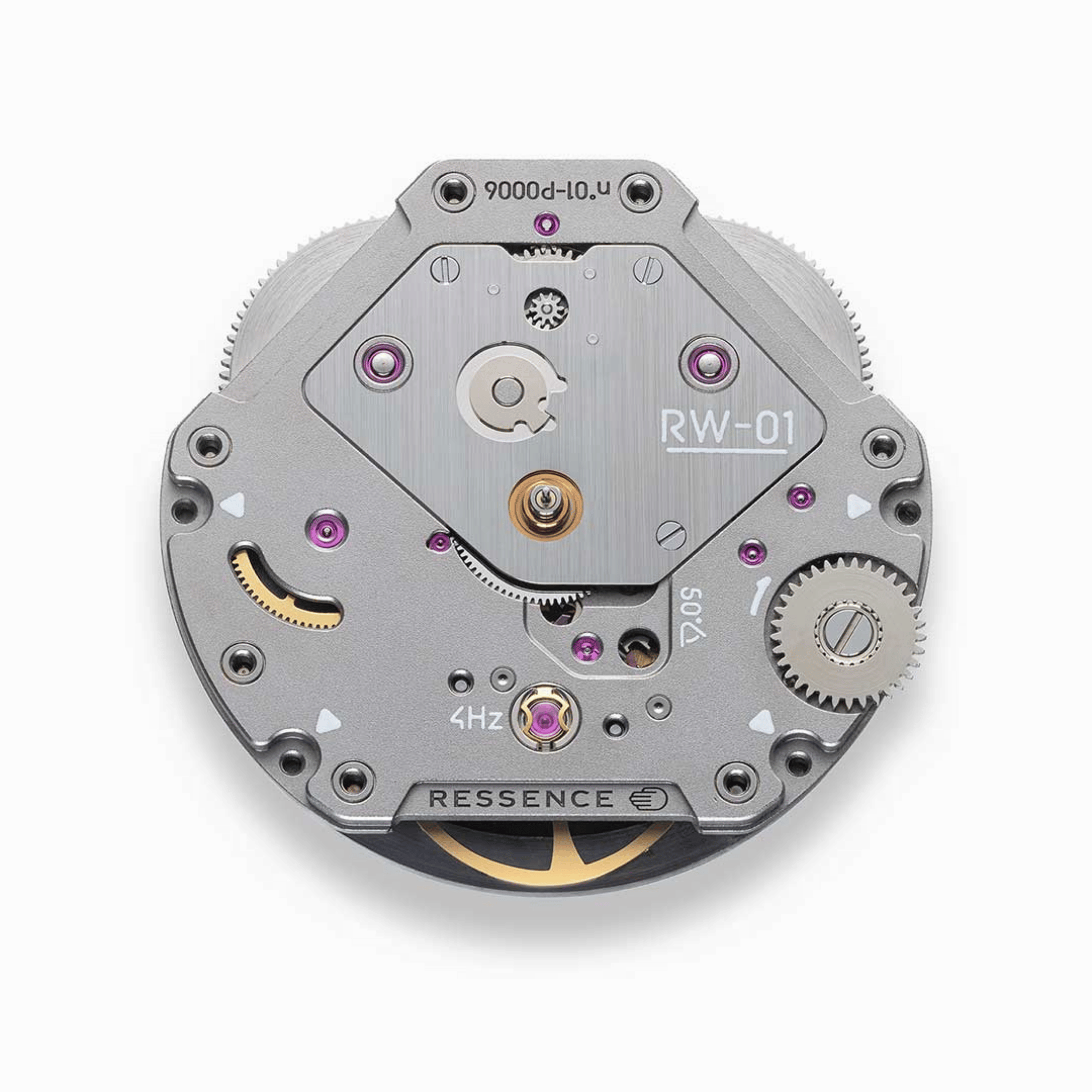 Ressence TYPE 11 Latte titanium automatic grey dial leather strap 41 mm