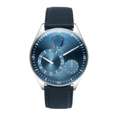 Montre Ressence TYPE 11 Sky titane automatique cadran bleu bracelet cuir 41 mm