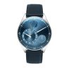 Montre Ressence TYPE 11 Sky titane automatique cadran bleu bracelet cuir 41 mm