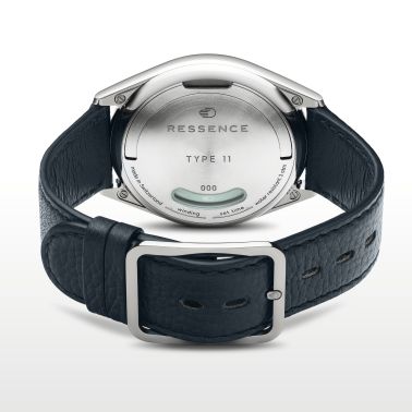 Ressence TYPE 11 Sky titanium automatic blue dial leather strap 41 mm