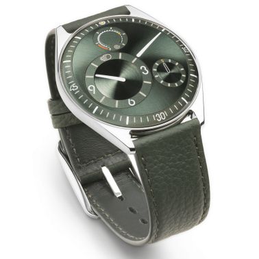 Ressence TYPE 11 Pine titanium automatic green dial leather strap 41 mm