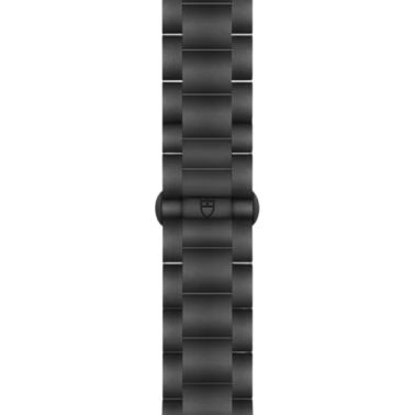 copy ofTudor Black Bay automatic ceramic watch with black dial and black rubber strap 41 mm