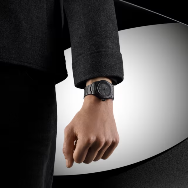 copy ofMontre Tudor Black Bay Ceramic automatique cadran noir bracelet cuir et caoutchouc noir 41 mm