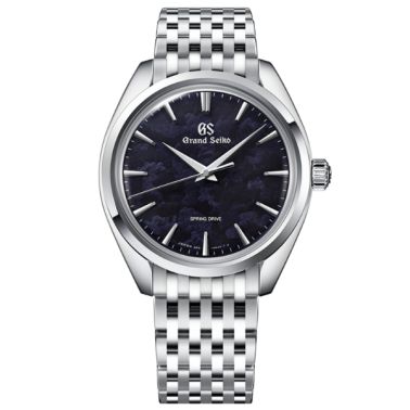 Grand Seiko Elegance "Iwao Blue" Spring Drive blue dial steel bracelet 38,5 mm