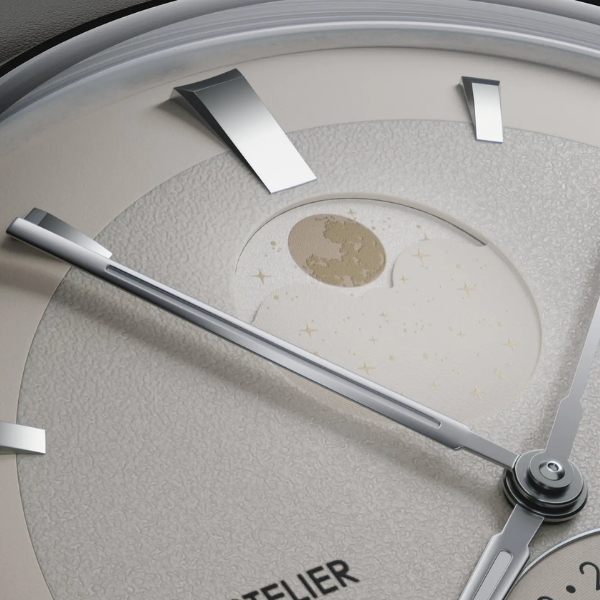 Montre Oris Artelier Complication automatique cadran blanc ivoire bracelet acier 39,5 mm