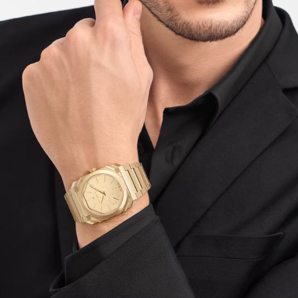 Bulgari Octo Finissimo automatic yellow gold dial yellow gold bracelet 37 mm