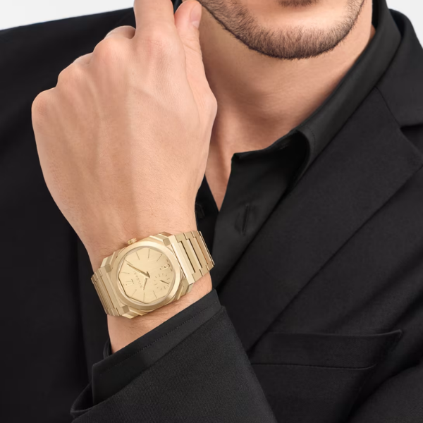 Bulgari Octo Finissimo automatic yellow gold dial yellow gold bracelet 37 mm