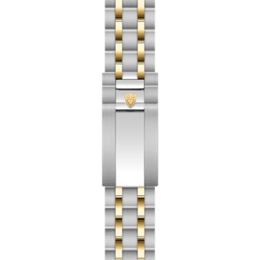 Montre Tudor Royal automatique acier et or jaune cadran doré 36 mm