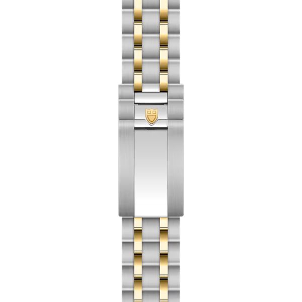Montre Tudor Royal automatique acier et or jaune cadran doré 36 mm