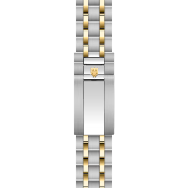 Montre Tudor Royal automatique acier et or jaune cadran doré 36 mm