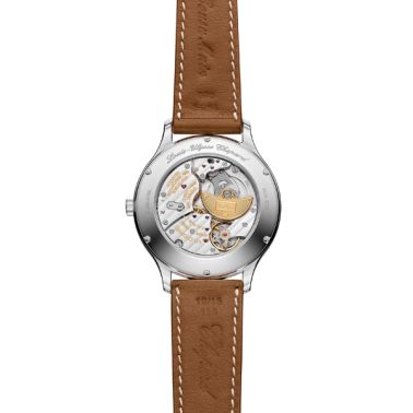 Montre Chopard L.U.C XPS Prussian Blue automatique cadran bleu bracelet cuir 40 mm