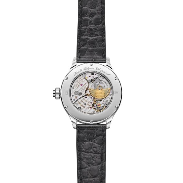 Montre Chopard L.U.C Strike One Titanium automatique cadran or rose bracelet cuir 40 mm