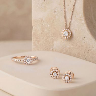 Solitaire Lepage Coquette en or jaune et diamants