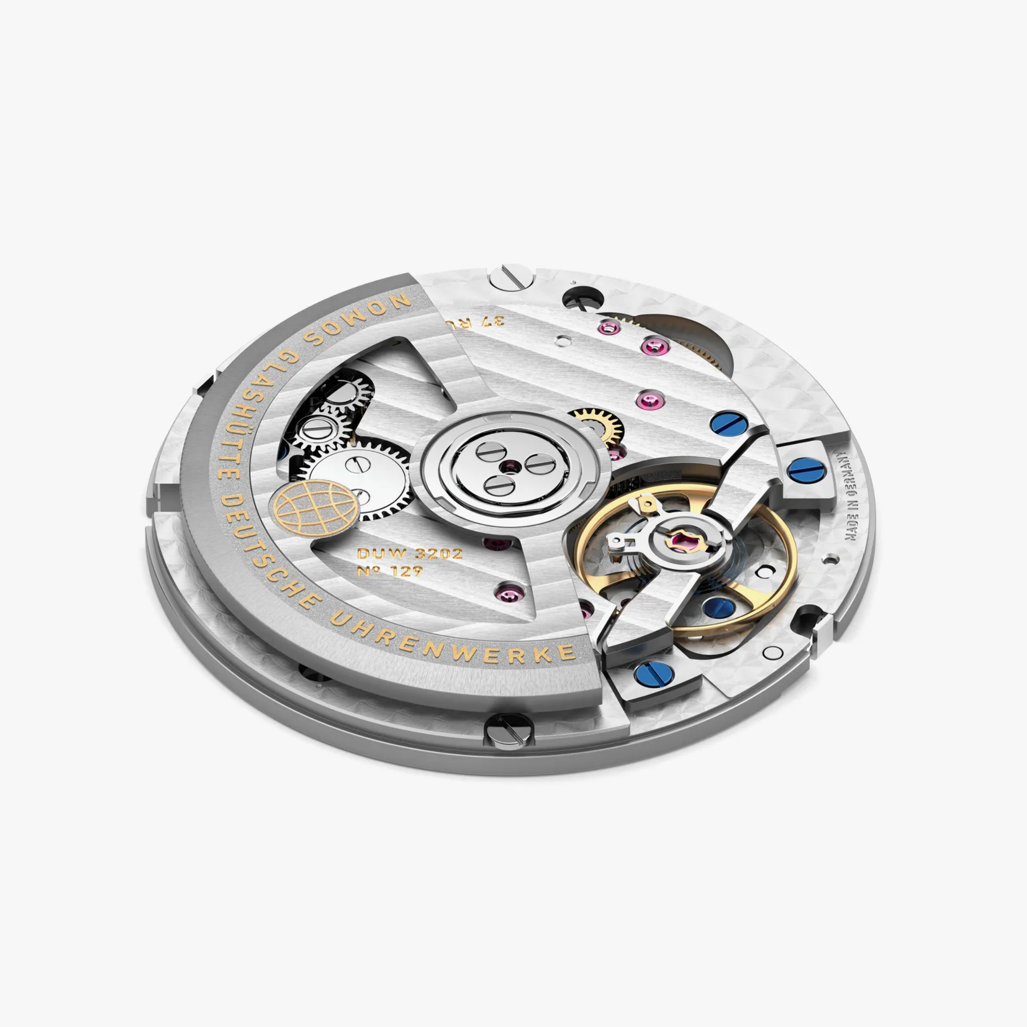 Montre Nomos Club Sport Neomatik Worldtimer Mondial cadran argent bracelet acier 40 mm