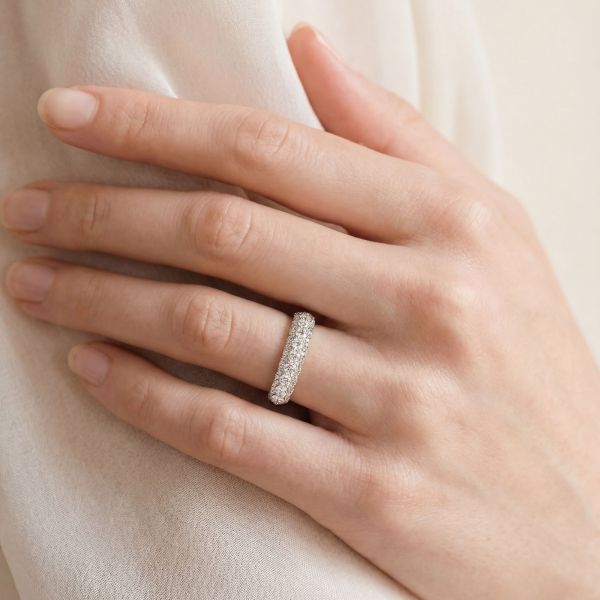 Alliance Lepage Duchesse en or blanc et diamants