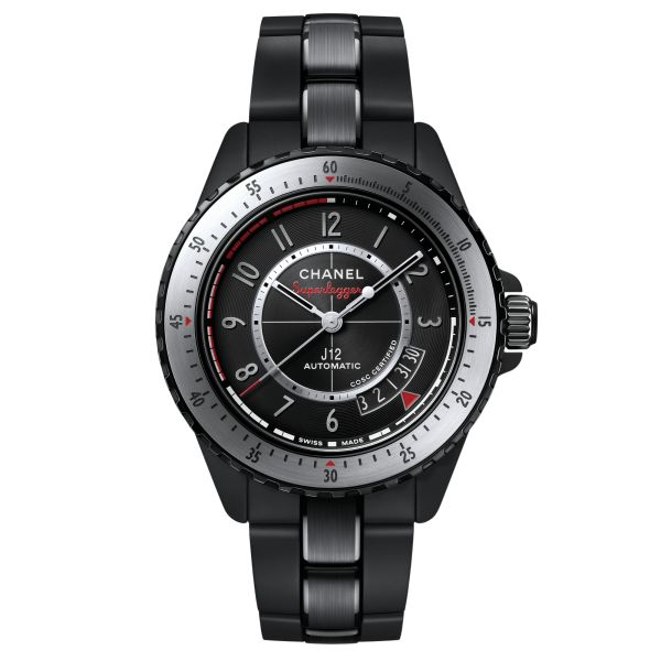 copy ofCHANEL J12 Quartz Ceramic Watch with Black Dial, 28 mm