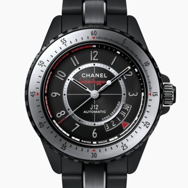 copy ofCHANEL J12 Quartz Ceramic Watch with Black Dial, 28 mm