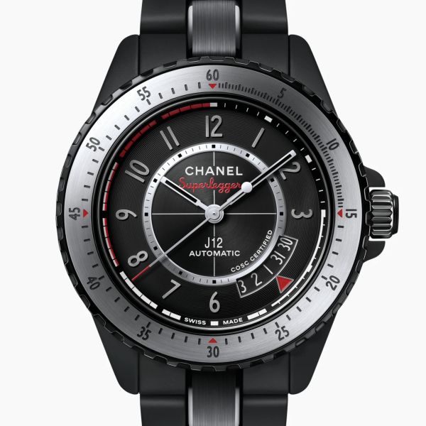 copy ofCHANEL J12 Quartz Ceramic Watch with Black Dial, 28 mm