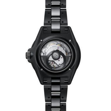 copy ofCHANEL J12 Quartz Ceramic Watch with Black Dial, 28 mm