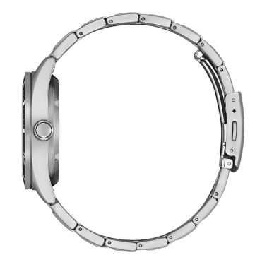 Montre Citizen Marine Mecha automatique cadran noir bracelet acier 38,5 mm
