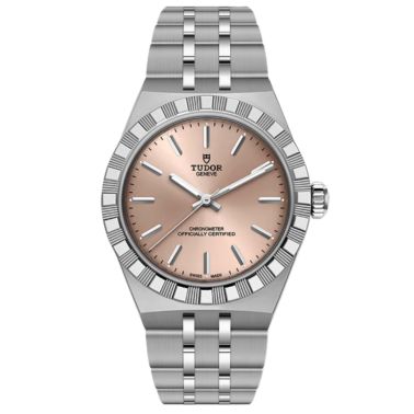 Montre Tudor Royal automatique cadran saumon bracelet acier 30 mm