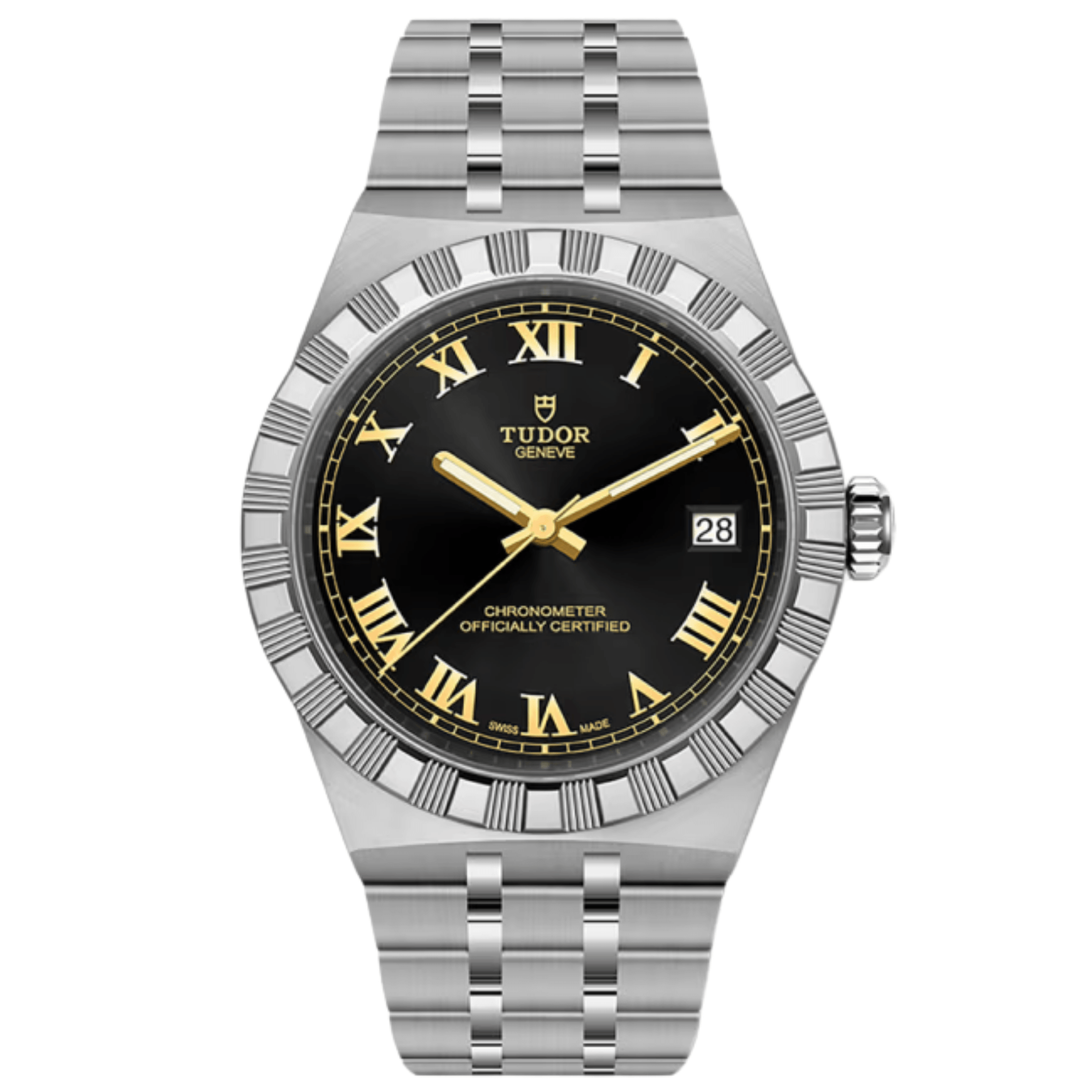 Montre Tudor Royal automatique cadran noir bracelet acier 36 mm