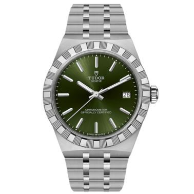 Montre Tudor Royal automatique cadran vert bracelet acier 36 mm