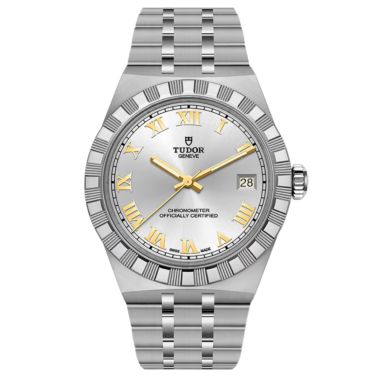 Montre Tudor Royal automatique cadran argent bracelet acier 36 mm