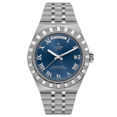 Montre Tudor Royal automatique cadran bleu bracelet acier 40 mm