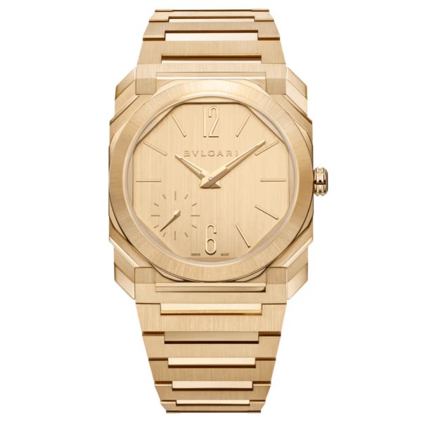 Bulgari Octo Finissimo automatic yellow gold dial yellow gold bracelet 37 mm