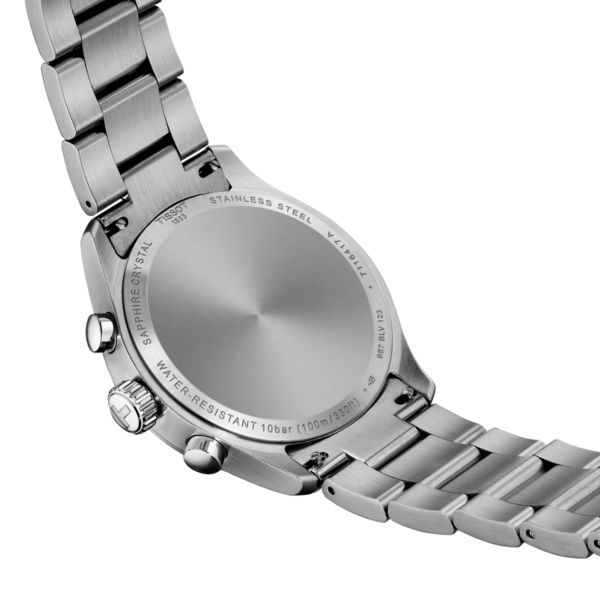 Montre Tissot Chrono L quartz blue dial steel bracelet 42 mm