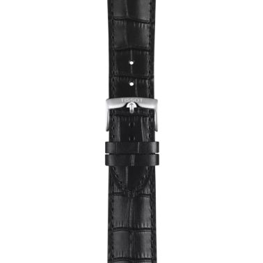 Montre Tissot Chrono L quartz black dial leather strap 42 mm