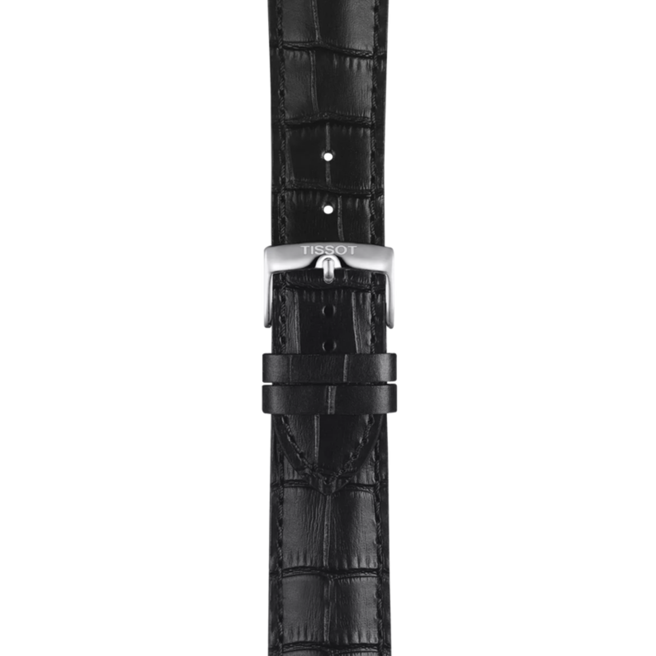 Montre Tissot Chrono L quartz black dial leather strap 42 mm