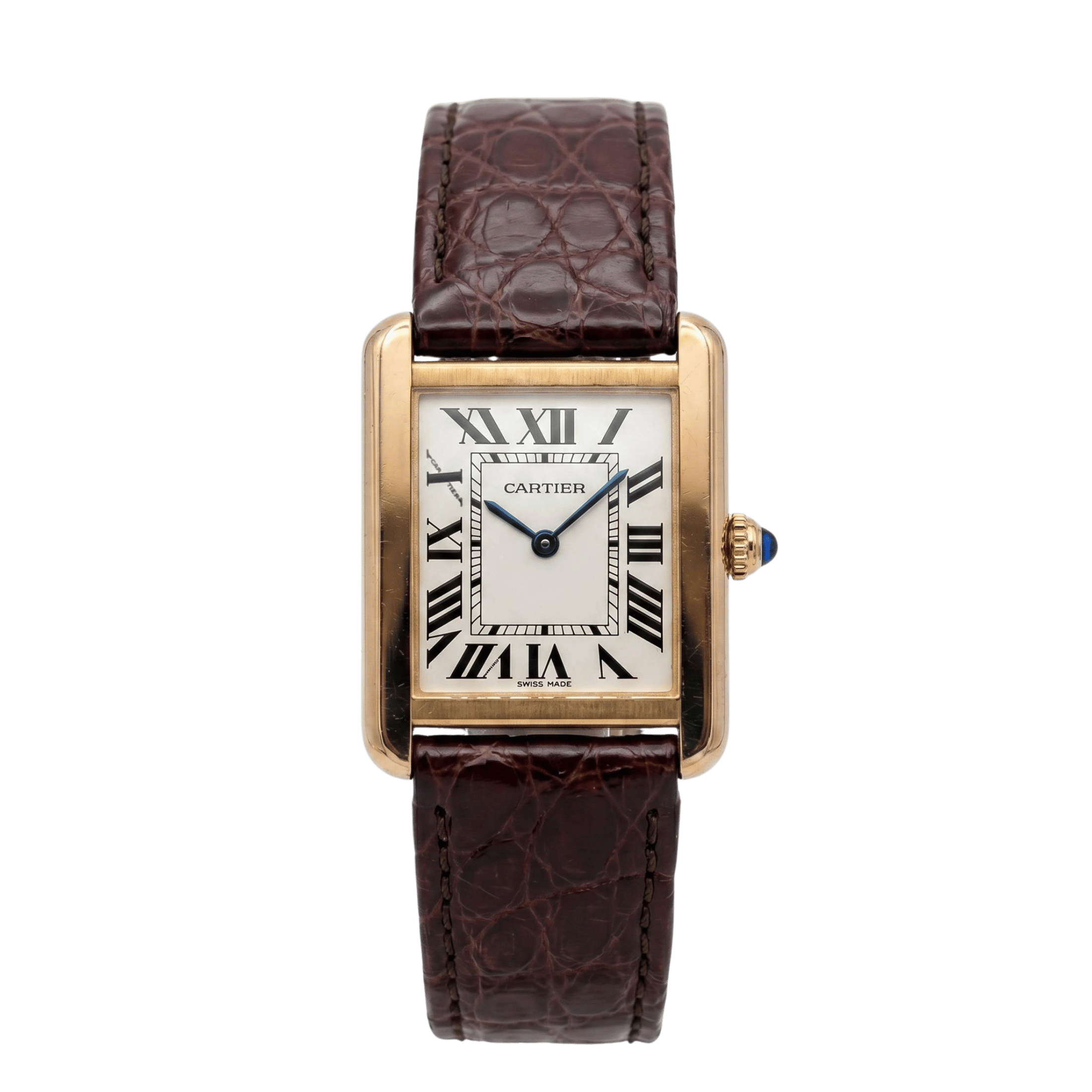 Cartier Tank Solo rose gold quartz 24,4 x 31 mm Full Set 2017