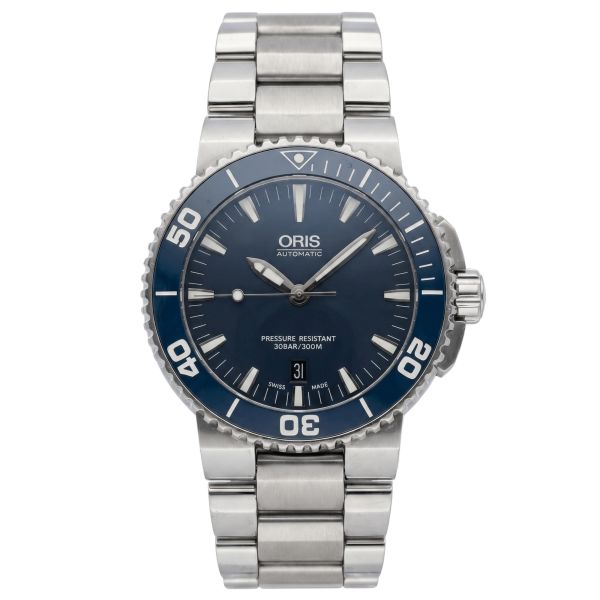Montre Oris Aquis Date Calibre 733 automatique 43 mm Full Set 2014
