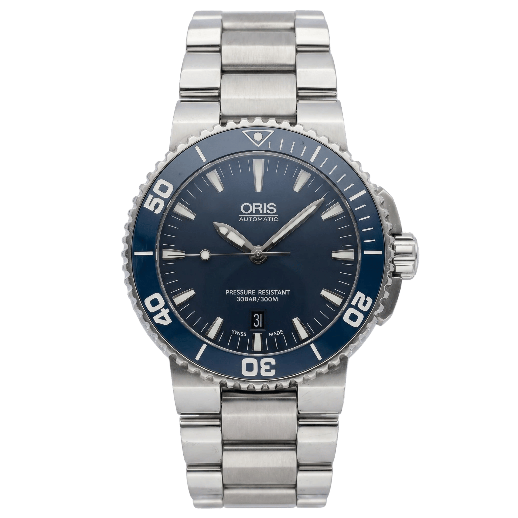 Montre Oris Aquis Date Calibre 733 automatique 43 mm Full Set 2014