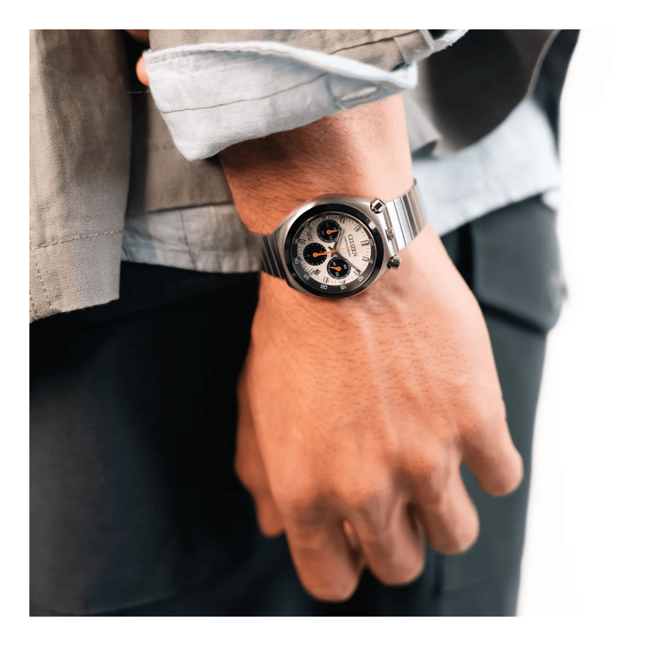 Citizen Tsuno Chrono Bullhead White AN3660-81A - Lepage