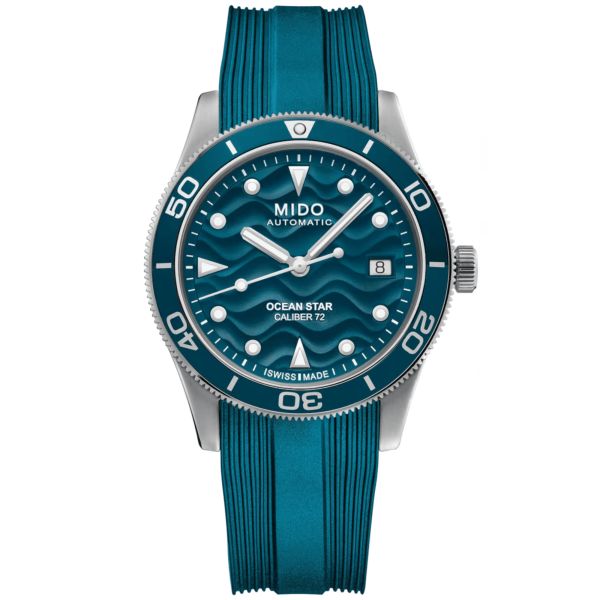 Montre Mido Ocean Star39 automatique cadran bleu bracelet acier 39 mm