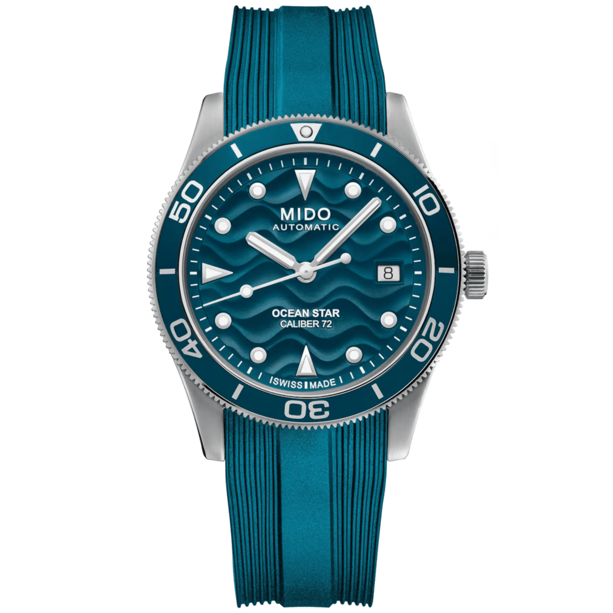 Montre Mido Ocean Star39 automatique cadran bleu bracelet acier 39 mm