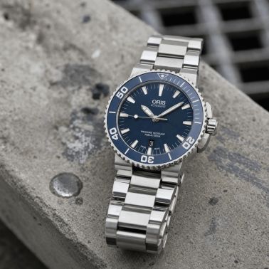 Montre Oris Aquis Date Calibre 733 automatique 43 mm Full Set 2014
