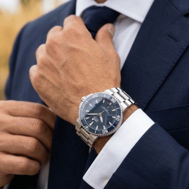 Montre Oris Aquis Date Calibre 733 automatique 43 mm Full Set 2014