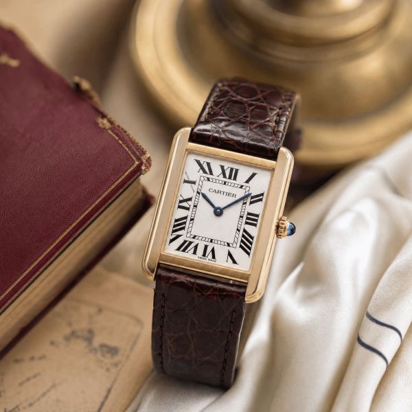 Cartier Tank Solo rose gold quartz 24,4 x 31 mm Full Set 2017