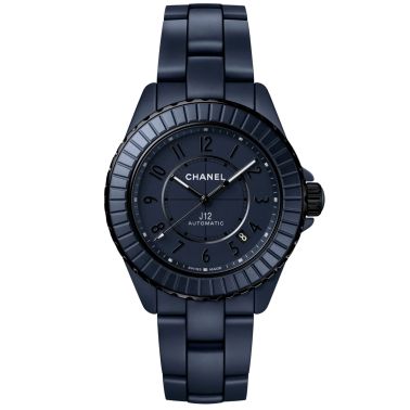 Montre CHANEL J12 BLEU automatiquecadran bleu et bracelet céramique bleu 38 mm
