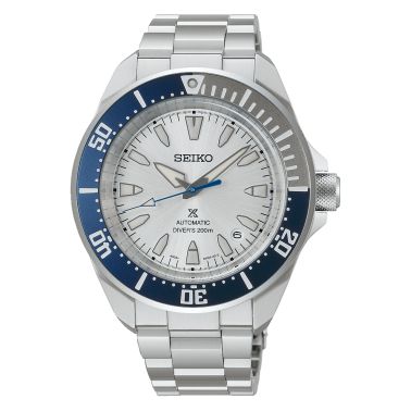 Montre Seiko Prospex Diver's 200M cadran argent bracelet acier 41 mm