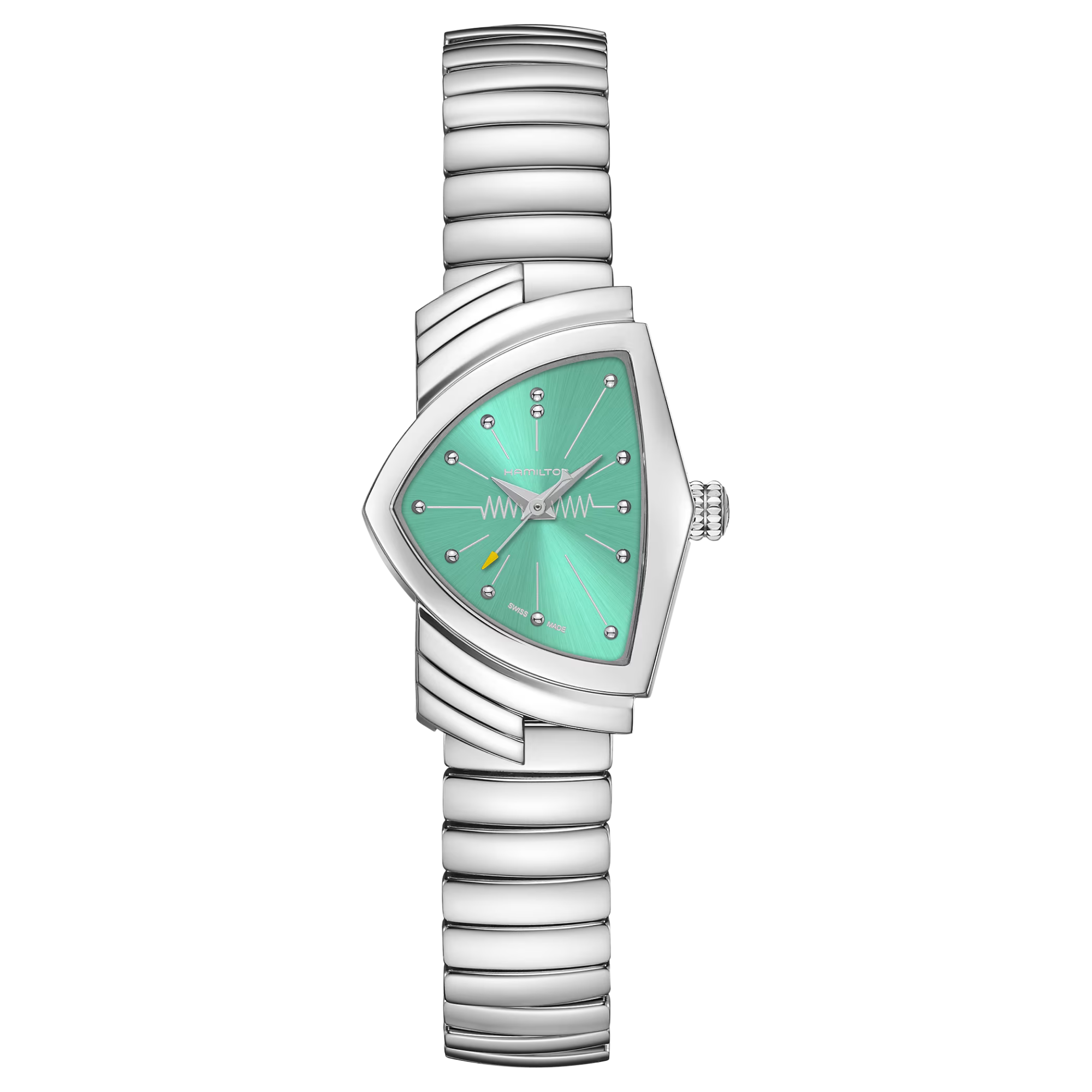 Hamilton Ventura Quartz S blue dial steel bracelet