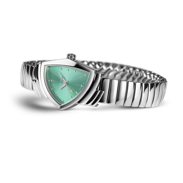 Hamilton Ventura Quartz S blue dial steel bracelet